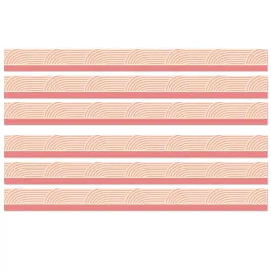 True to You Coral Wave Straight Bulletin Board Borders, 36 Feet Per Pack, 6 Packs {1}