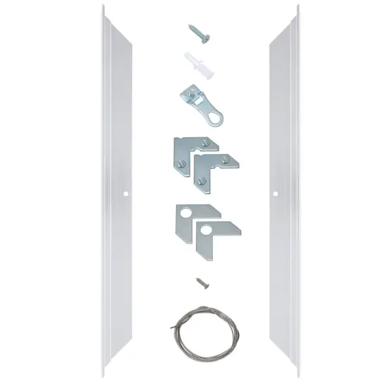 Creative Mark Illusions Metal Floating Frame Kit Pairs for Canvas - TwoSides - Metal Frame Kit for 7/8 inch Deep Canvases - For Gallery Wall, Art Panels, Modern D&eacute;cor {1}