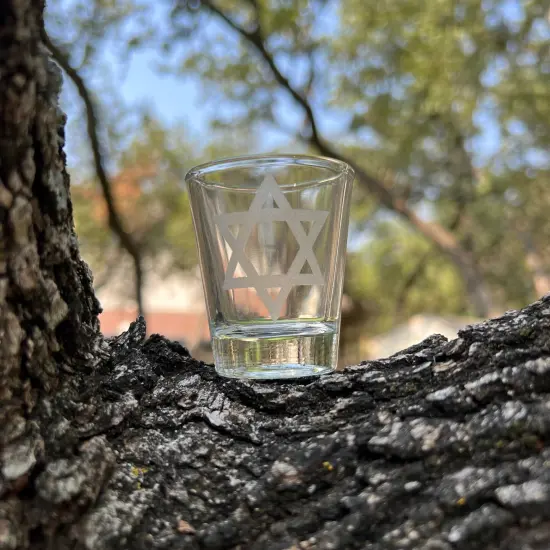 2oz Star of David Shotglass {3}