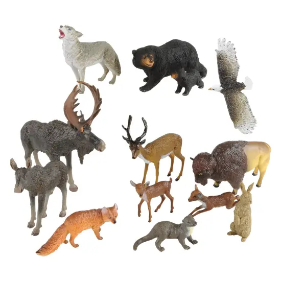 Kaplan Early Learning Company North American Wildlife - Set of 13 {1}
