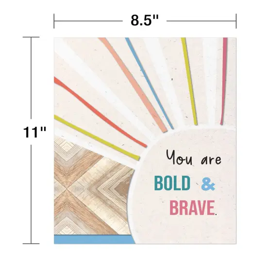 Carson Dellosa True to You 12-Piece Posters Set, Motivational 8.5" x 11" Modern Wall Art With Positive Affirmations for Bulletin Board, Door, Classroom Decor, School Counselor Office Must Haves {3}