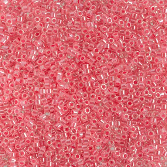 Miyuki Delica 50g Lined-Dyed Glass Beads, 11/0 Rose Ceylon DB0236 {1}
