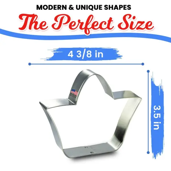 CookieCutter.Com Brand Brand Beach Bag Tote Cookie Cutter 4 3/8in, Tin Plate Steel, Handmade in USA {3}