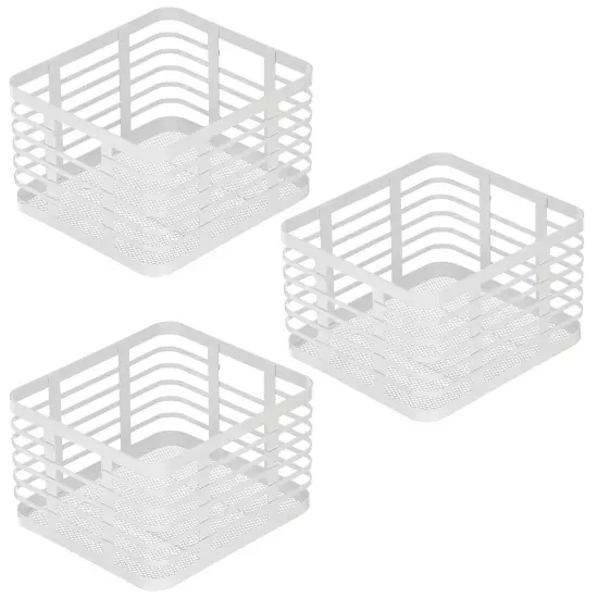 mDesign Small Metal Wire Organizer Basket for Kitchen {4}