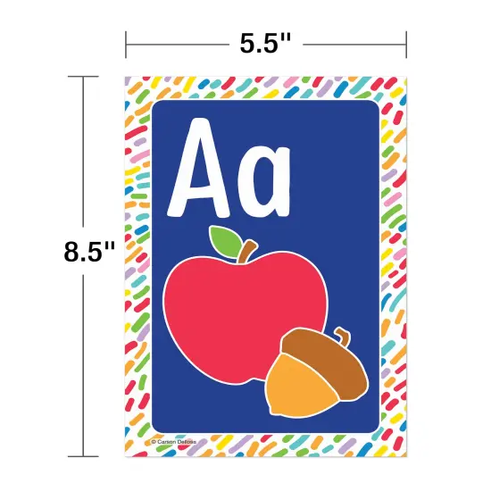 Carson Dellosa 26 pc Set of abc Bulletin Board Decorations, Alphabet Toddler Learning Posters, Letters With Sight Word Images for Sound Recognition, Preschool and Kindergarten Classroom and Wall Decor {3}