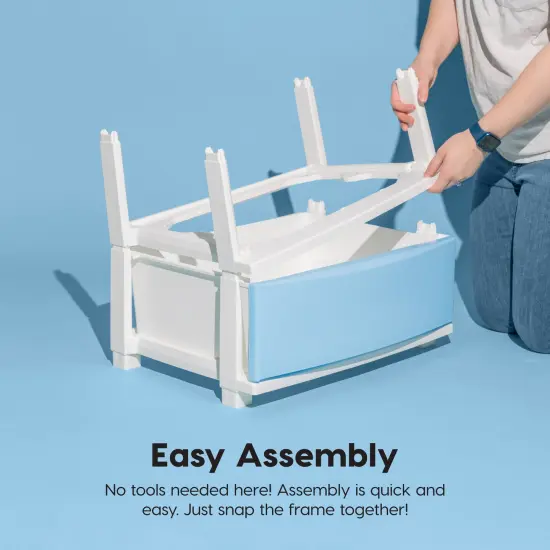 IRIS USA Plastic 4 Drawer Storage Cart, Organizer Unit for Bedroom, Closet, Kitchen, Bathroom, Laundry Room, Dorm {5}