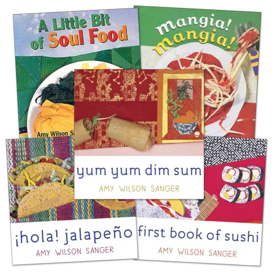 Kaplan Early Learning Company A World of Food Board Books - Set of 5 {1}