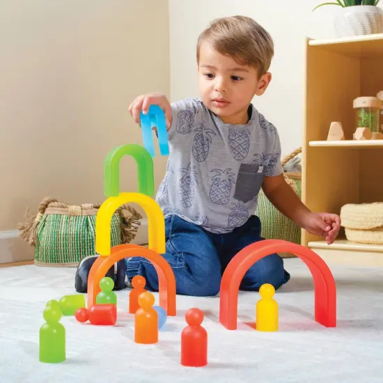 Kaplan Early Learning Company Discovery People - Rainbow - 16 Pieces {4}
