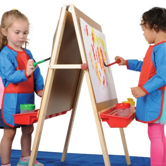 Kaplan Early Learning Company Toddler Adjustable Easel Beige {5}