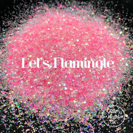 Polyester Glitter - Let's Flamingle by Glitter Heart Co.&trade; {3}