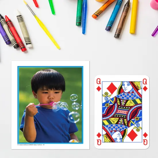 Key Education Nouns, Verbs, and Adjectives Photographic Flashcards, 275 Phonics Flash Cards Covering Parts of Speech, Sight Words, and Basic Vocabulary, Speech Therapy Materials and Talk Tools {4}