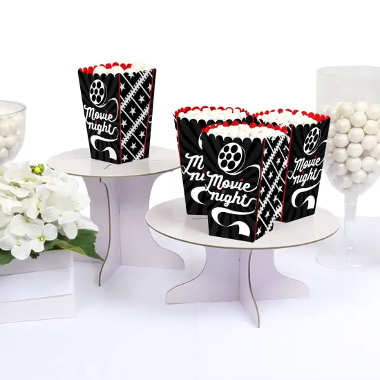 Big Dot of Happiness Movie Night - Hollywood Party Favor Popcorn Treat Boxes - Set of 12 {4}
