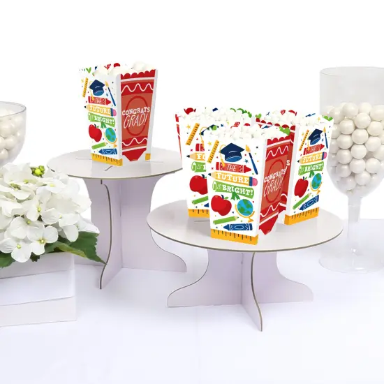 Big Dot of Happiness Elementary Grad - Kids Graduation Party Favor Popcorn Treat Boxes - Set of 12 {4}