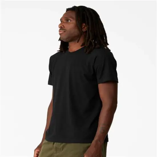 BELLA + CANVAS&reg; Heavyweight Crewneck Short Sleeve T-Shirt Black {7}