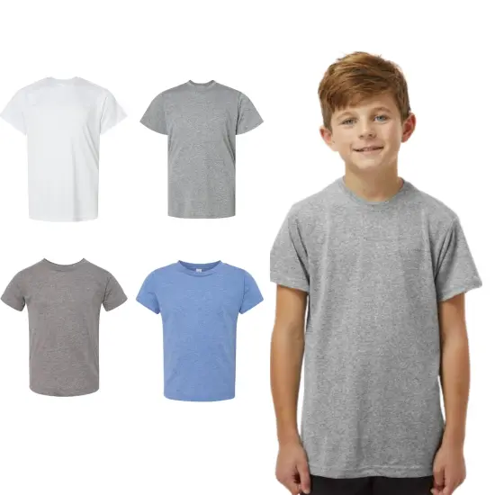 Paragon&reg; Youth Islander Performance T-Shirt Medium grey {2}