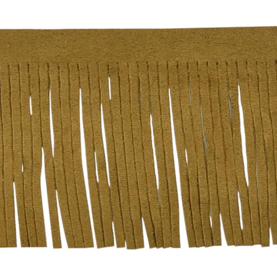 5 Yards of Takoda 2 3/4" Faux Suede Fringe Trim | 5 yard cut Beige {2}