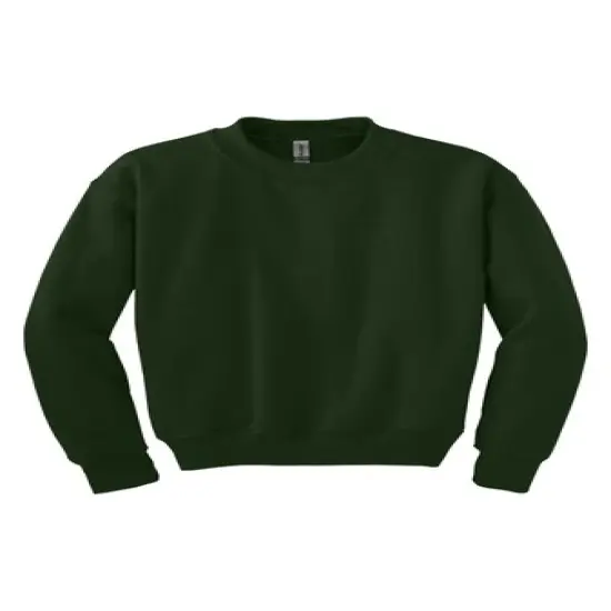 Gildan&reg; Youth Crewneck Long Sweatshirt Navy {6}