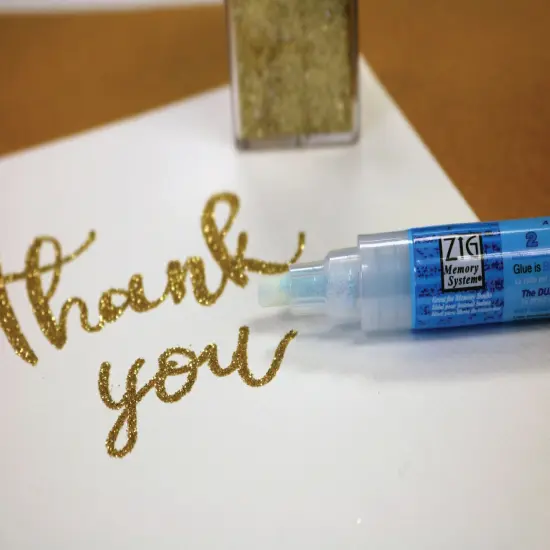 Kuretake Zig Memory System 2-Way Glue Display 12/Pkg-Chisel Tip {5}