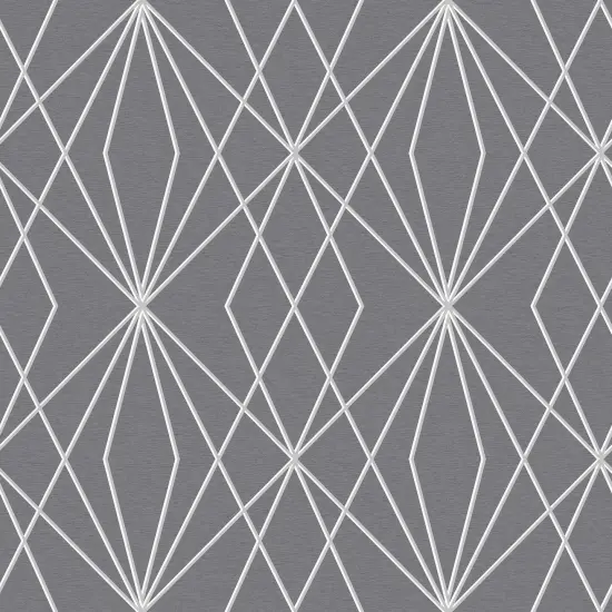 Transform Trellis Grey Peel and Stick Wallpaper {2}