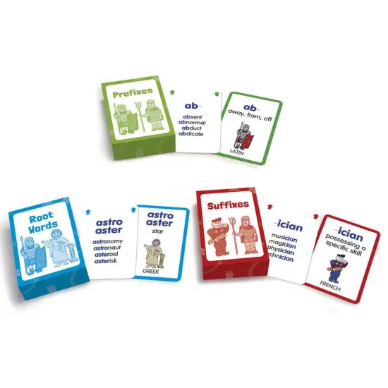 Word Families Flash Cards, 3 Decks Per Pack, 3 Packs {4}