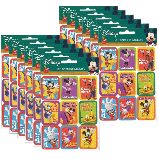 Mickey Mouse Clubhouse&reg; Motivational Giant Stickers, 36 Per Pack, 12 Packs {1}