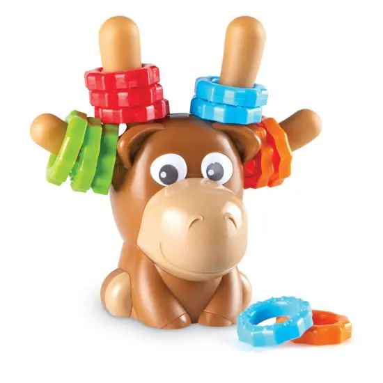 Max's Fine Motor Moose: 12 Grabbable Rings for Skill Development | For Ages 2 to 5 Years {3}
