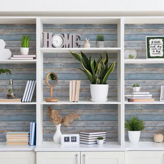 Peel and Stick Decorative Paper Roll, 17-1/2" x 10 ft, Beachwood {6}