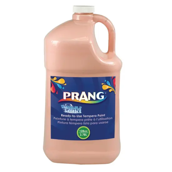 Washable Tempera Paint, Peach, Gallon {1}