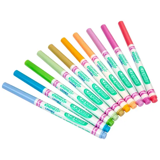 Colors of Kindness Fine Line Washable Markers, 10 Per Pack, 6 Packs {6}