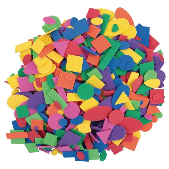 WonderFoam&reg; Shapes, Assorted Sizes, 720 Pieces Per Pack, 3 Packs {3}