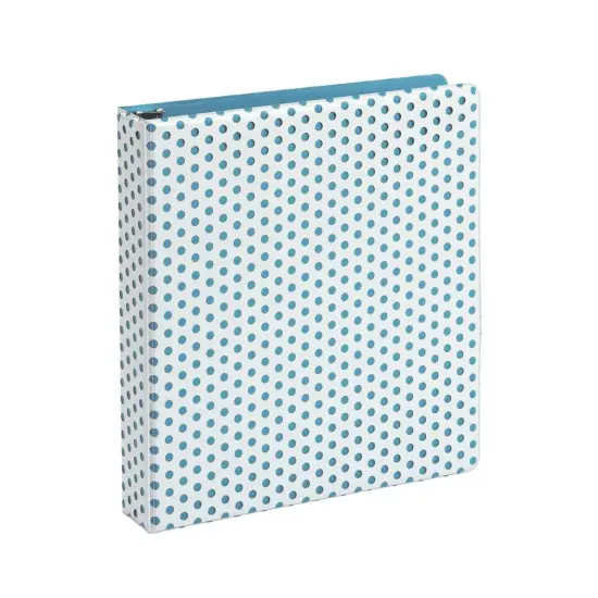 Punch Pop Binder, 1.5" Round Rings, Holds 350 Sheets, Teal {1}