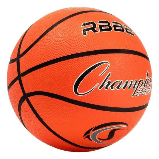 Junior Rubber Basketball, Orange, Pack of 3 {3}