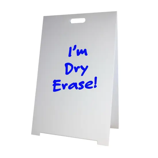 Premium Corrugated Plastic Dry Erase Marquee Easel {3}