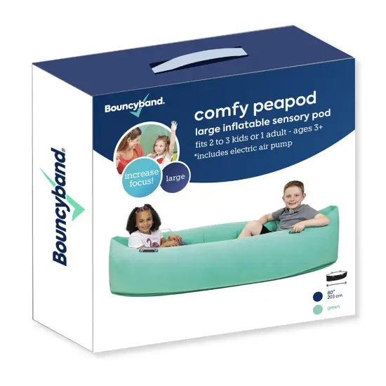 Comfy Peapod, Inflatable Sensory Pod , 80", Green {1}