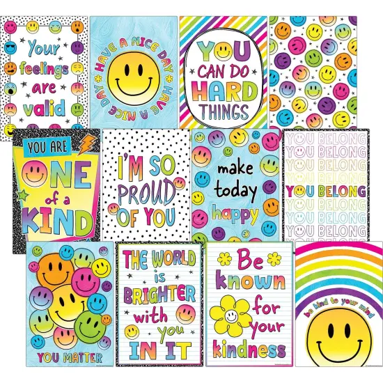 Brights 4Ever Positive Sayings Small Poster Pack, Pack of 12 {1}