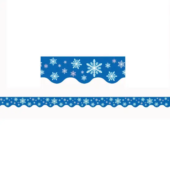 Snowflakes Border Trim, 35 Feet Per Pack, 6 Packs {2}
