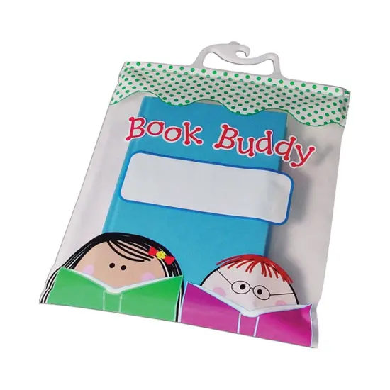 Book Buddy Bags, 10.5" x 12.5", 6 Per Pack, 2 Packs {2}
