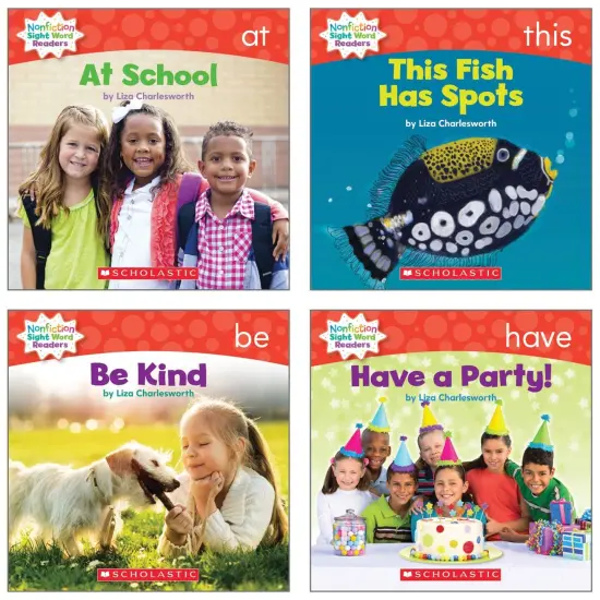 Nonfiction Sight Word Readers Set, Level A, Set of 25 Books {4}