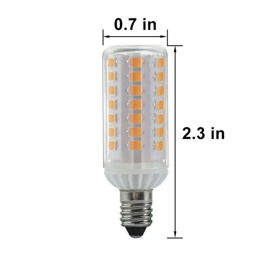 Platinum 4w LED E11 Mini Candelabra 4000K Cool White Light Bulb {2}