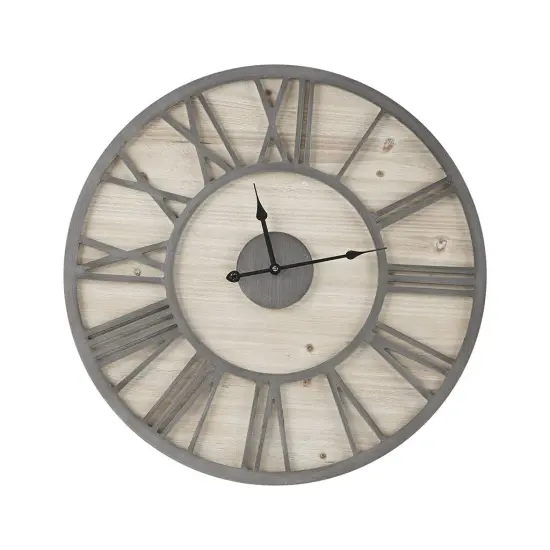 23.6" Wood Wall Clock {5}