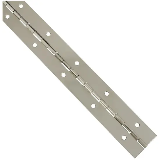 Continuous Hinges Satin Nickel {1}