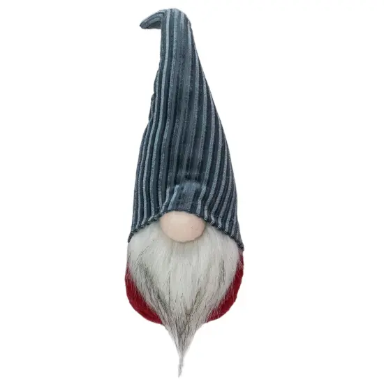Northlight Christmas Gnome with Textured Lined Hat - 13.5" Gray {1}