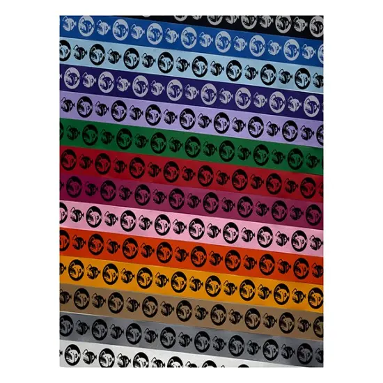 Toothy Angler Fish Satin Ribbon for Bows Gift Wrapping DIY Craft Projects - 1" - 3 Yards Silver Ribbon {1}