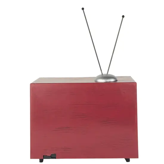 Northlight LED Lighted Animated and Musical TV Scene Christmas Display - 9.25" Multi {6}