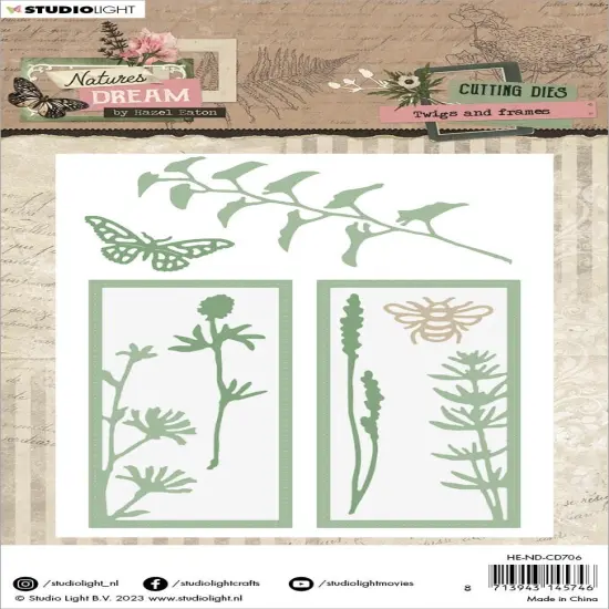 Studio Light HEN Natures Dream Cutting Die-Nr. 706, Twigs And Frames {3}