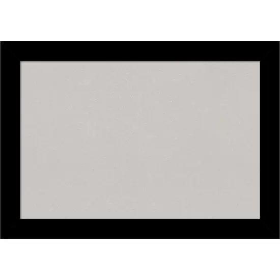 Basic Narrow Wood Framed Corkboard, Grey Cork Basic Black {7}