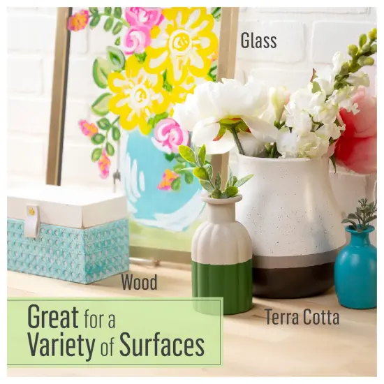 12 Colors Multi Satin Finish Acrylic Craft Paint Set Designed for Beginners and Artists, Non-Toxic Formula That Works on All Surfaces, 2 oz, 2 Fl Oz (Pack of 12), 12 Colors May Vary, 24 {6}