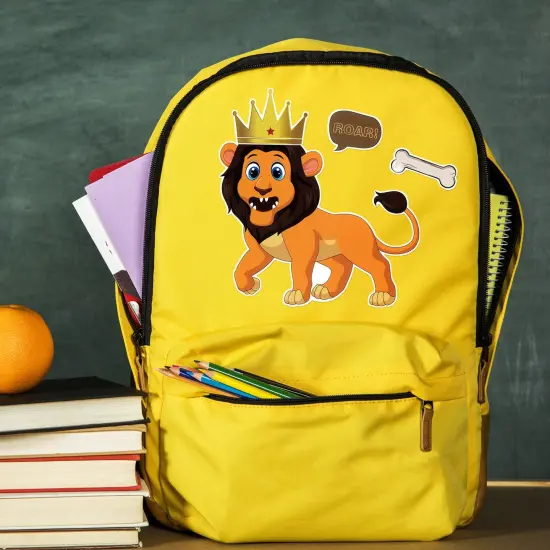 Wrapables Make Your Own Sticker Sheets, DIY Make a Face Animal, Food, Party Favor Stickers (24 Sheets) Wild Animals {4}