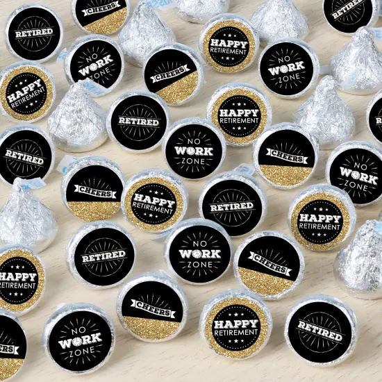 Big Dot of Happiness Happy Retirement - Retirement Party Small Round Candy Stickers - Party Favor Labels - 324 Count {1}