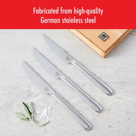 ZWILLING Steak Knife Set of 8, German Knife Set, Stainless Steel {5}